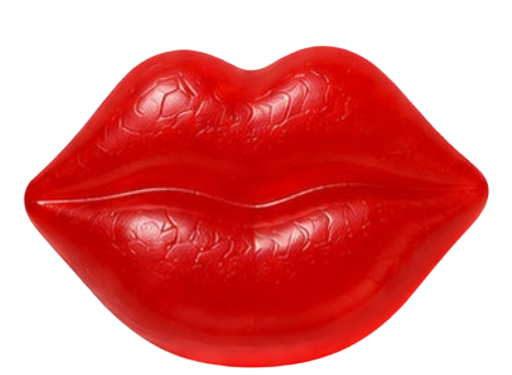 Lippen in Rot