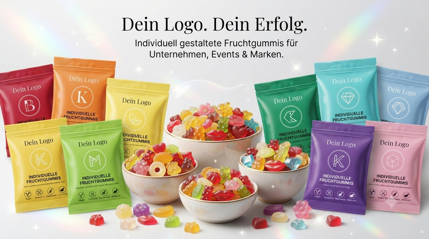 Bearissimo Herz förmiges Fruchtgummi in rot