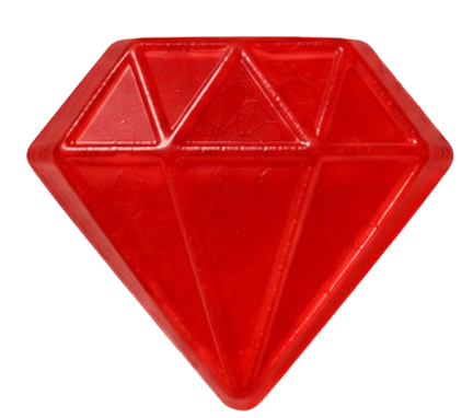 Diamant in Rot