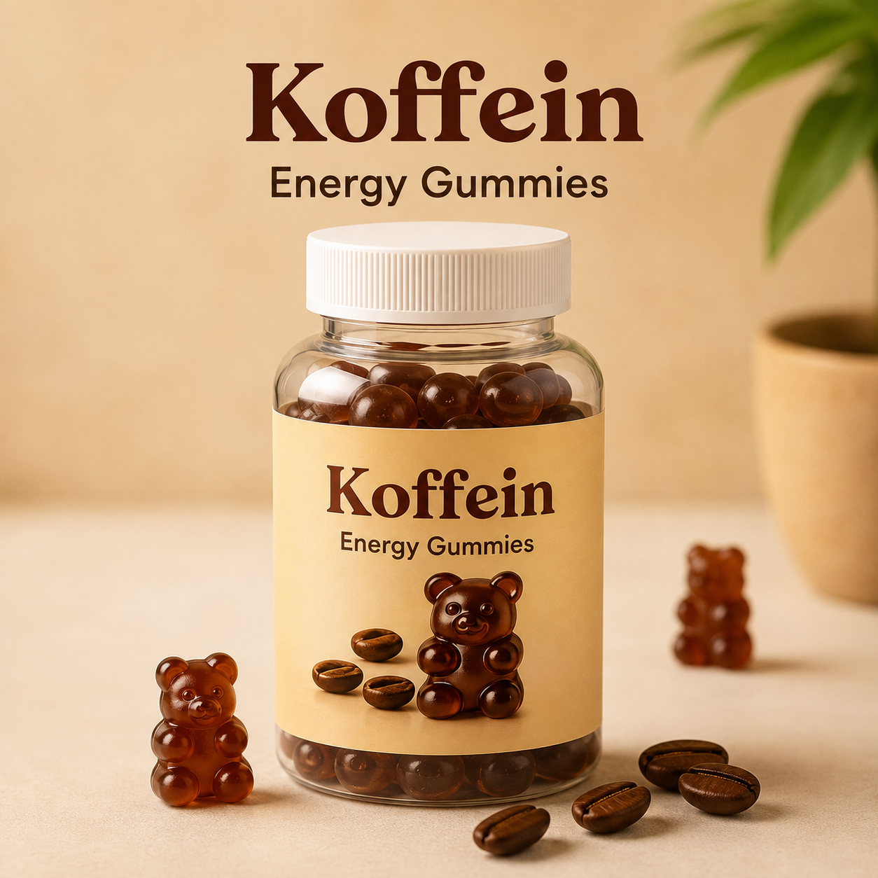Koffein Energy Gummies – Natural Caffeine Gummies for Energy & Focus