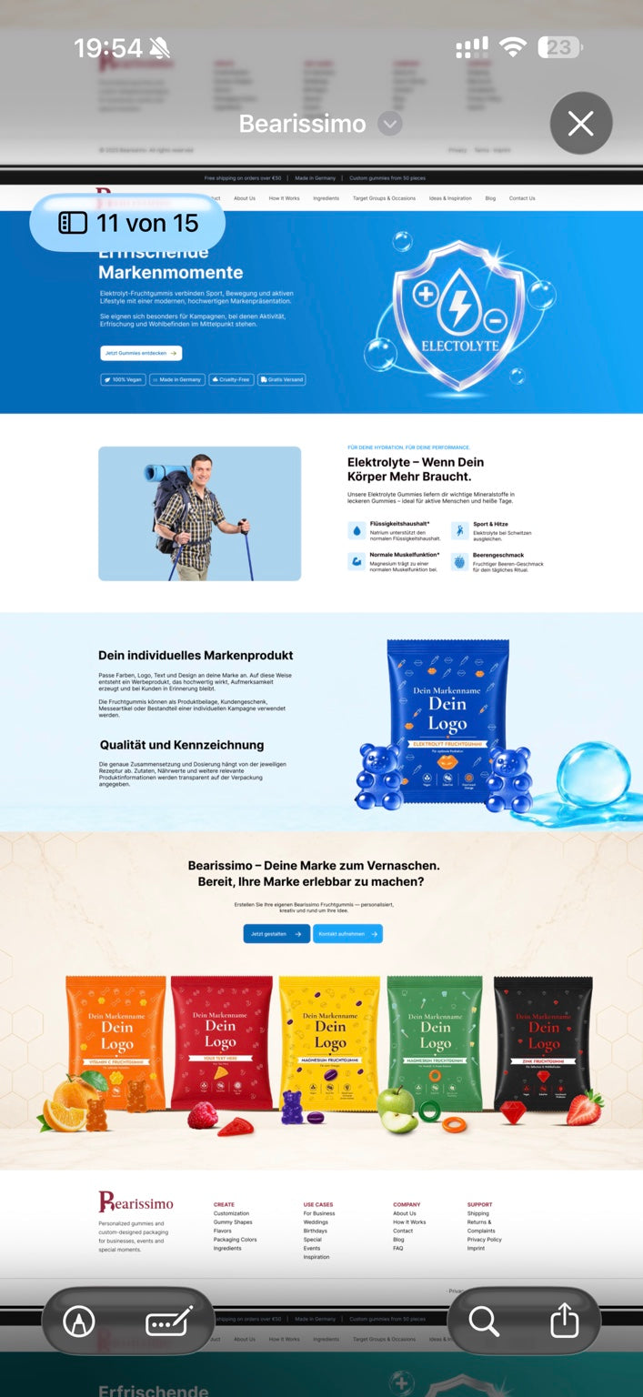 Original-Verpackungsbeispiel elektrolyte