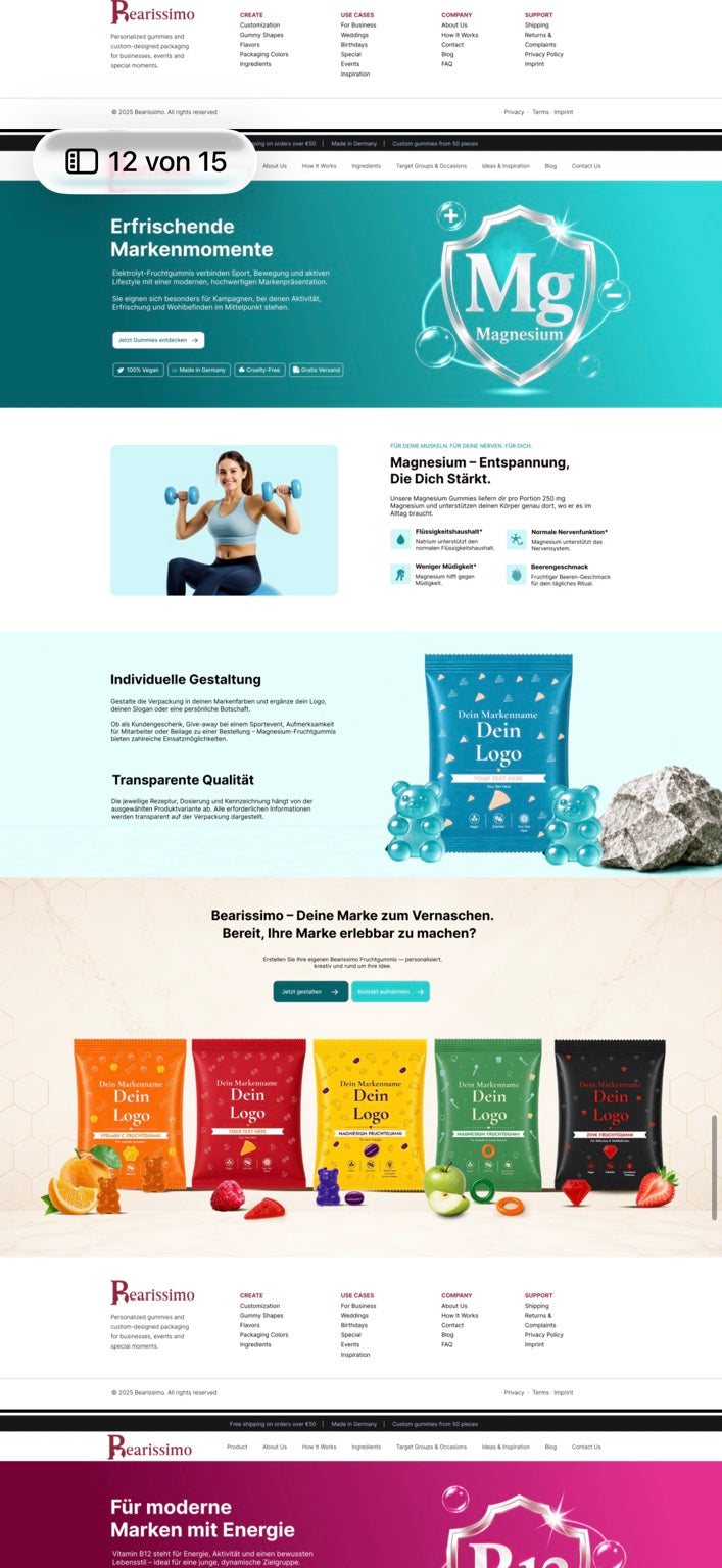 Original-Verpackungsbeispiel magnesium